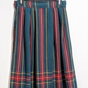 Vintage plaid skirt